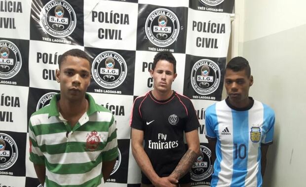 Trio suspeito de furtar R 50 mil de ótica é preso 12 horas após o