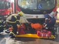 V&iacute;tima foi socorrida por pelos Bombeiros e avan&ccedil;ada do Samu.