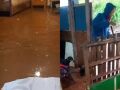 Cerca de 140 barracos foram atingidos e boa parte deles destru&iacute;dos peloa chuva.