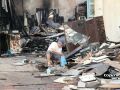 Moradores temeram que chamas atingissem im&oacute;veis e galp&otilde;es pr&oacute;ximos.