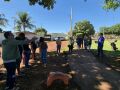 Manifestantes criticam projeto de pavimenta&ccedil;&atilde;o que, segundo eles, n&atilde;o prioriza os trechos mais afetados do bairro.
