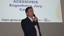 Jary Castro palestra sobre acessibilidade na Academia Sul-Mato-Grossense de Letras
