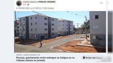 Apartamentos entregues por Bolsonaro em Campo Grande já estão sendo vendidos nas redes sociais