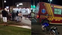Batida entre duas motos deixa feridos graves em Sidrolândia; dois são transferidos