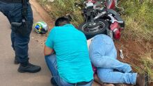 Motociclista sofre fratura exposta em acidente entre carro e moto em Três Lagoas