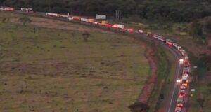 O carro envolvido no acidente possui sistema de GNV e apresentou vazamento ap&oacute;s a colis&atilde;o