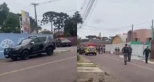 Segundo a prefeitura, o homem pulou o muro da escola e prendeu crian&ccedil;as em uma sala. Bope negocia com o suspeito a liberta&ccedil;&atilde;o dos ref&eacute;ns
