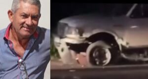 O homem teria sido atingido por uma carreta que seguia pela pista