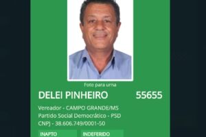 Ex-vereador cassado, Delei Pinheiro tem candidatura barrada pela Justiça em Campo Grande