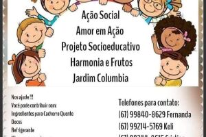 AMOR EM AÇÃO: amigos se unem para ajudar projeto 'Harmonia e Fruto' no Jardim Colúmbia