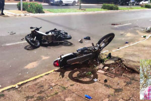 Acidente com motos termina em morte de entregador
