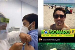 Revoltante! Filho de ex-deputado também fura fila e recebe vacina em Manaus