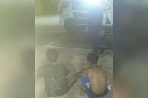 Vídeo: ladrões furtam geladeira de clínica no centro de Campo Grande