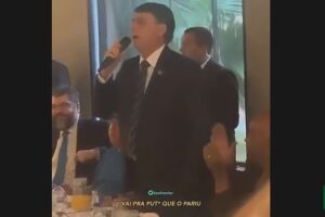 Vídeo: 'é pra enfiar no rabo da imprensa', diz Bolsonaro sobre polêmica do leite condensado