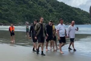 Bolsonaro ficou oito dias na Baixada Santista, onde passou o feriado do Ano Novo