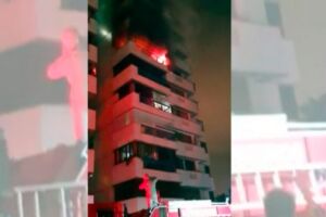 Incêndio destrói apartamento de idosos no Rio; cachorros morrem