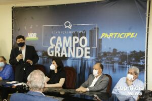 Em Campo Grande, Baleia Rossi pede apoio de políticos e fala em 'parlamento independente'