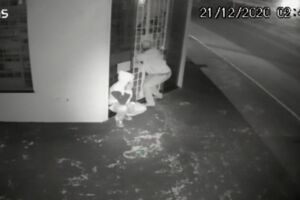 Vídeo: ladrões fazem arrastão em comércios durante a madrugada no Jardim Noroeste