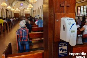 Igrejas ficam abertas mesmo com restrições de minilockdown em Campo Grande