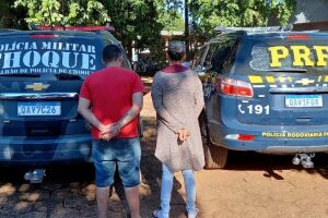 Um dos bandidos foi flagrado com o caminhão se deslocando para a Bolívia