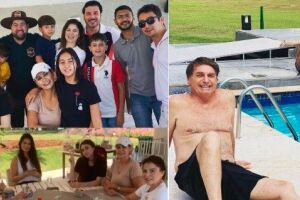 Bolsonaro recebe família e amigos para churrasco no Palácio da Alvorada