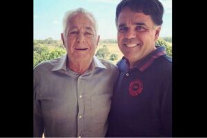 Ex-prefeito Chico e seu filho Juninho, atual prefeito de Rochedo