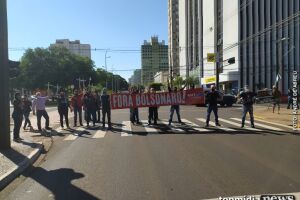 Protesto acontece em Campo Grande