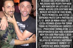 Viúvo de Paulo Gustavo se revolta com rumores de nova relação: "estou sofrendo muito"