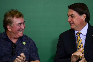 No dia da reunião da Pfizer, Bolsonaro esteve reunido com Amado Batista