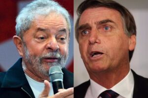 Pesquisa indica que Lula está a frente de Bolsonaro