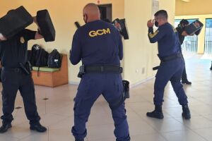 Guarda Civil passa por curso na utilização de bastão retrátil em ocorrências