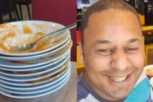 Pintor expulso de rodízio por 'comer demais' é contratado como garoto propaganda de restaurante