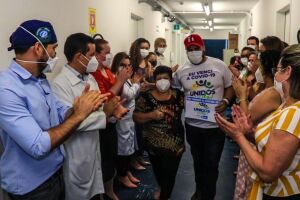 Mãe foi buscar filho curado em Rondônia