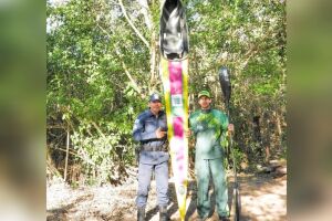 Sargento Balbuena e seu filho Edgar: um pratica a canoagem, outro está há 14 anos na carreira militar