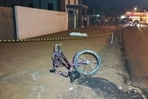 Acidente entre moto e bicicleta acaba em morte em Dourados