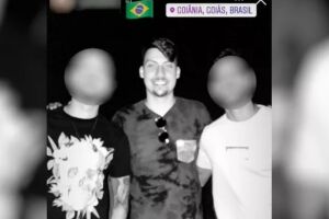 Filho de Bolsonaro participa de festinha clandestina de luxo interditada em Goiânia