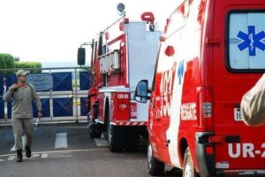 O Corpo de Bombeiros resgatou a vítima, mas ela não resistiu e morreu