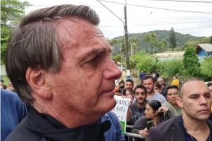 Bolsonaro foi impedido de entrar no estádio