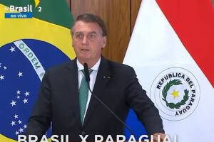 Bolsonaro lança obra de ponte da Rota Bioceânica
