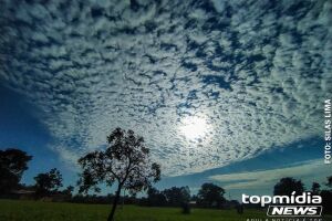 Tempo amanheceu com nuvens e ameno