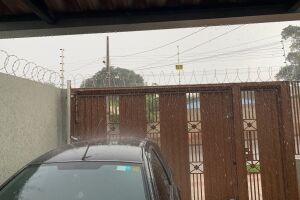 Chuva chegou com mais intensidade em Campo Grande