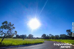 Quinta-feira será estável, com calor extremo em MS