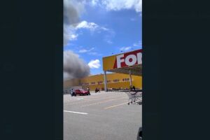 Fort pega fogo, mas é o de Florianópolis