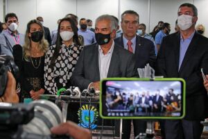 Governador Reinaldo Azambuja sancionou lei do reajuste