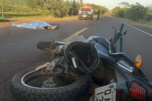 Motociclista atropela pedestre e morre em Fátima do Sul