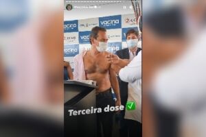 Marquinhos recebeu a terceira dose da vacina