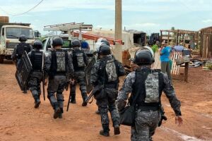 Polícia foi acionada para reintegrar a posse do terreno