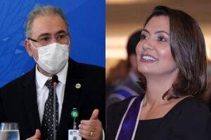 Ministro da Saúde, Marcelo Queiroga rasgou elogios para a primeira-dama