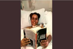 Aluna queimada teve sucesso em mais uma cirurgia