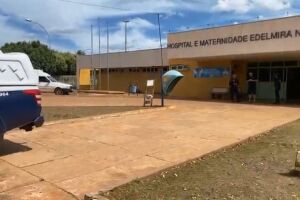 Mulher foi levada para o hospital após ficar ferida